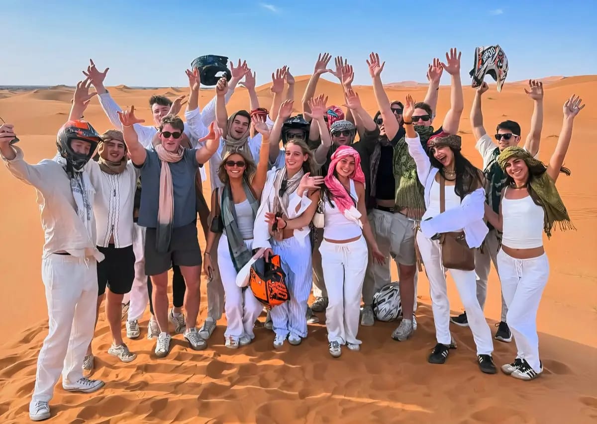 Morocco student group adventure